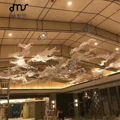 简约透明树脂雕塑摆件