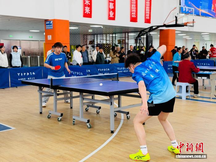 兰西城市群乒乓球邀请赛在西宁开赛 全民健身设